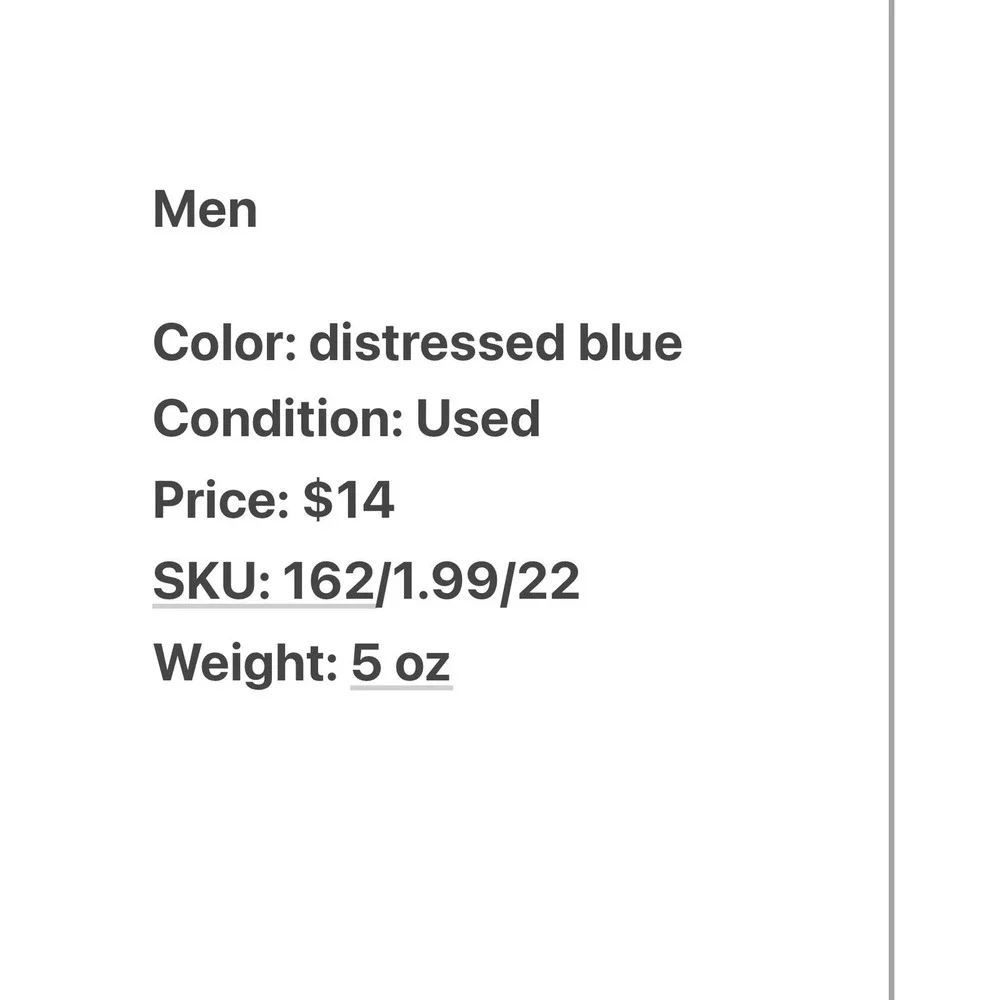 Guess Mens Pima Cotton Embroidered Logo T-Shirt Blue Distressed XL M2GP24K7HD0 - Picture 8 of 8
